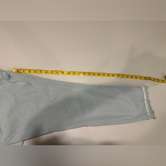 Loft Women's pale Blue flat front Pants Size 10 - Picture 5 of 6